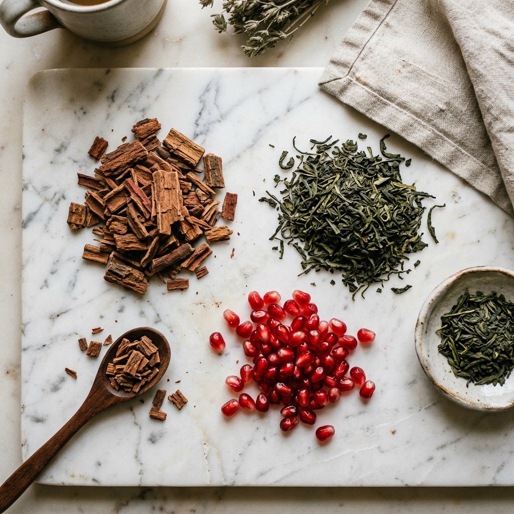 Natural botanical ingredients including berberine root